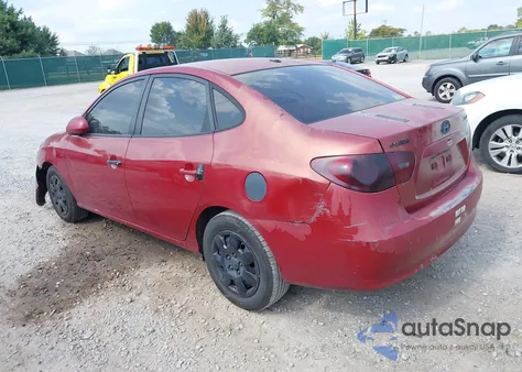 2008 Hyundai Elantra Gls/Se z USA, uszkodzony, nr VIN KMHDU46D18U535782